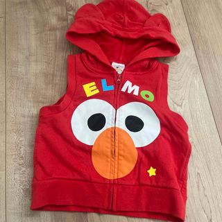 セサミストリート(SESAME STREET)のユニバで購入したエルモの服。上着100センチ。(Tシャツ/カットソー)