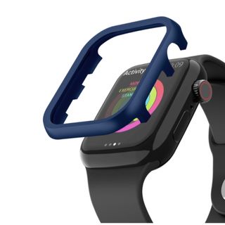 アップルウォッチ(Apple Watch)のApple Watch アップル ウォッチ カバー フレーム ネイビー 42mm(腕時計)