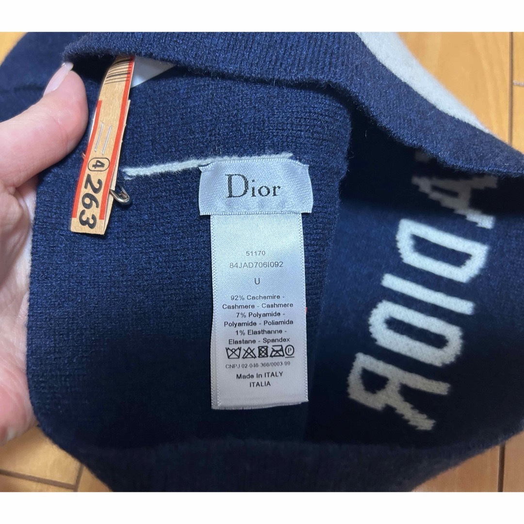 美品⭐︎Christian Dior CDロゴ入りニット⭐︎