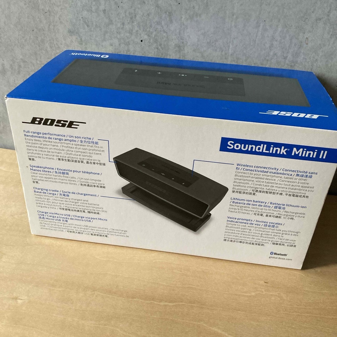 BOSE(ボーズ)の【中古】BOSE SoundLink Mini Ⅱ 【Bluetooth】 スマホ/家電/カメラのオーディオ機器(スピーカー)の商品写真