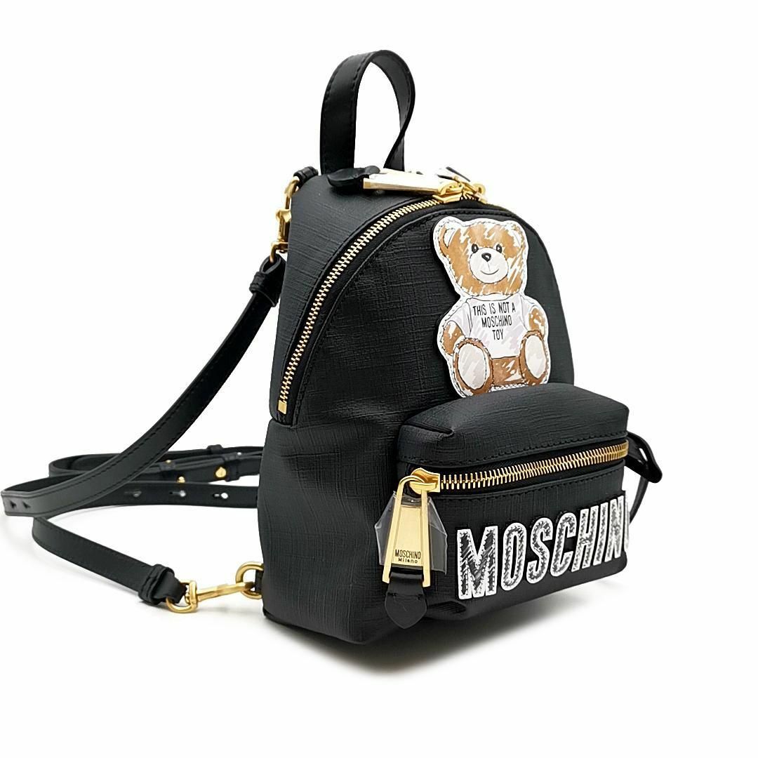 MOSCHINO(モスキーノ)の未使用 モスキーノMOSCHINO リュック テディベア 03-22060606 レディースのバッグ(リュック/バックパック)の商品写真