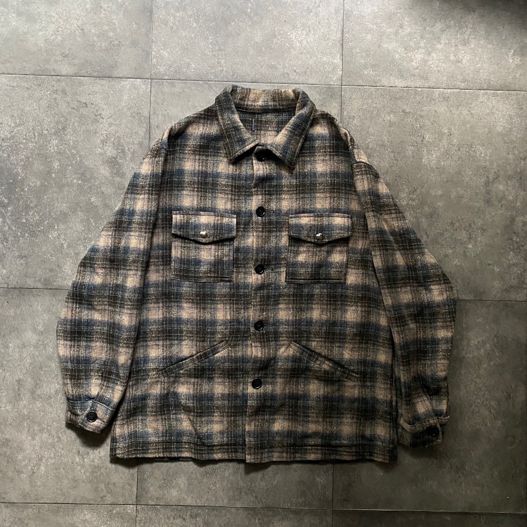 PENDLETON(ペンドルトン)の70s ペンドルトン ウールシャツ/ウールジャケット USA製 XL相当 メンズのジャケット/アウター(ブルゾン)の商品写真