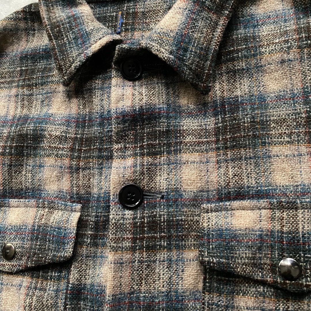 PENDLETON(ペンドルトン)の70s ペンドルトン ウールシャツ/ウールジャケット USA製 XL相当 メンズのジャケット/アウター(ブルゾン)の商品写真