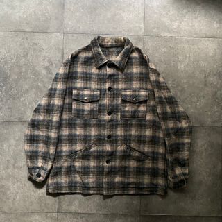 ペンドルトン(PENDLETON)の70s ペンドルトン ウールシャツ/ウールジャケット USA製 XL相当(ブルゾン)