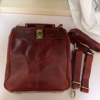 the British bag  本革　山羊革　バッグ　ドクターバッグ　3way(ショルダーバッグ)