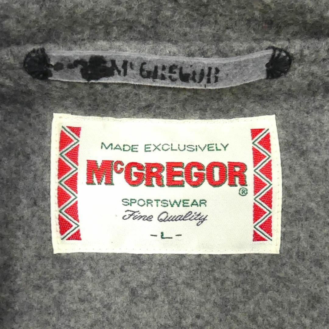 McGREGOR(マックレガー)のMcGREGOR マクレガー ダッフルコート ロング L グレー TY2814 メンズのジャケット/アウター(ダッフルコート)の商品写真