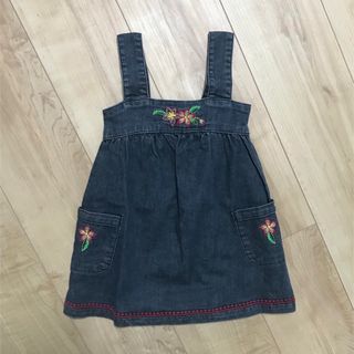 ベビーギャップ(babyGAP)のbabyGAP   刺繍  ジャンスカ サロペット  スカート(ワンピース)