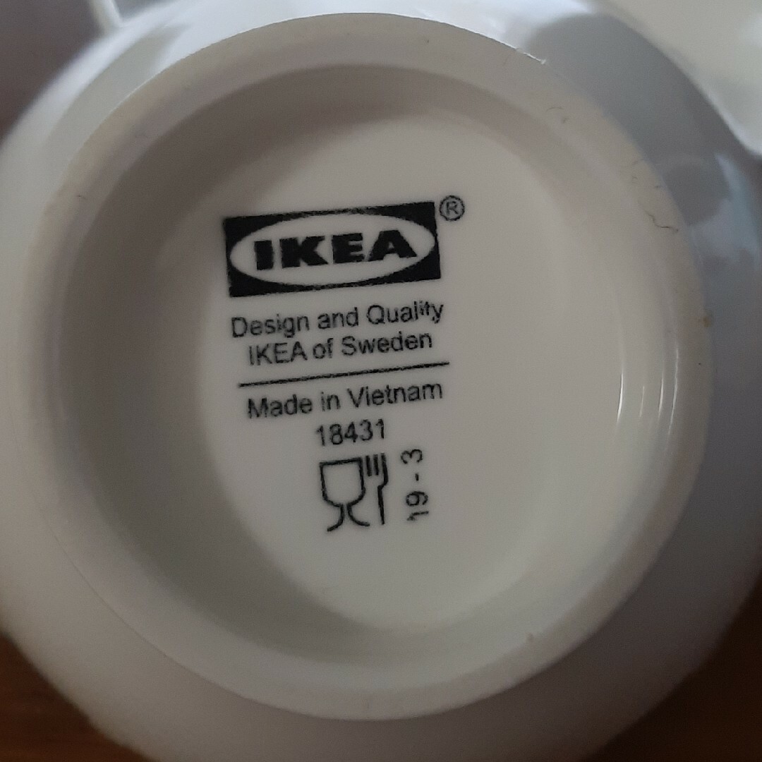 IKEA(イケア)のイケア　お茶碗ペア インテリア/住まい/日用品のキッチン/食器(食器)の商品写真