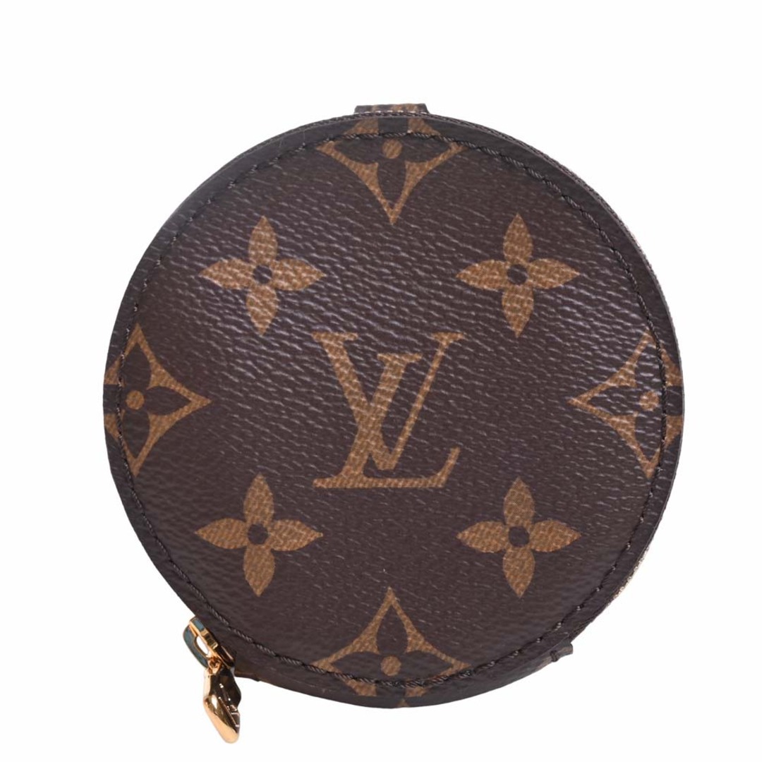 その他LOUIS VUITTON ルイヴィトン モノグラム パース付 ナイロン ショルダーストラップ J02487 ブラウン/ブラック by