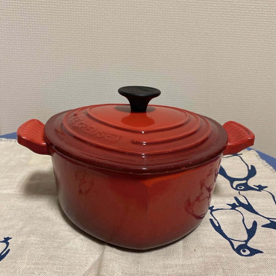 LE CREUSET - LE CREUSET ココットロンド 鋳物ホーロー鍋 チェリー