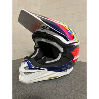 ショウエイ(SHOEI)の値下げ！ショウエイ　ヘルメット VFX-WR  Lサイズ 内装Mサイズ新品付き(モトクロス用品)