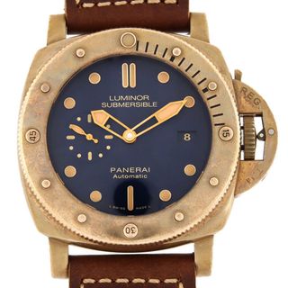 パネライ(PANERAI)のパネライ ルミノールサブマーシブル1950 3DAYSブロンゾ PAM00671 ブロンズ 自動巻(腕時計(アナログ))