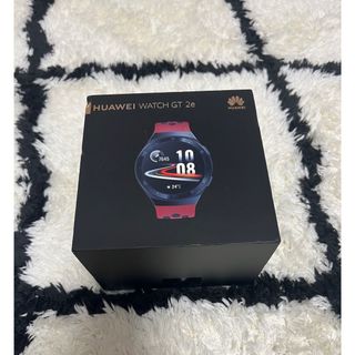 ファーウェイ(HUAWEI)の【セール中‼️】レッド　HUAWEI WATCH GT 2e / 46mm(腕時計(デジタル))