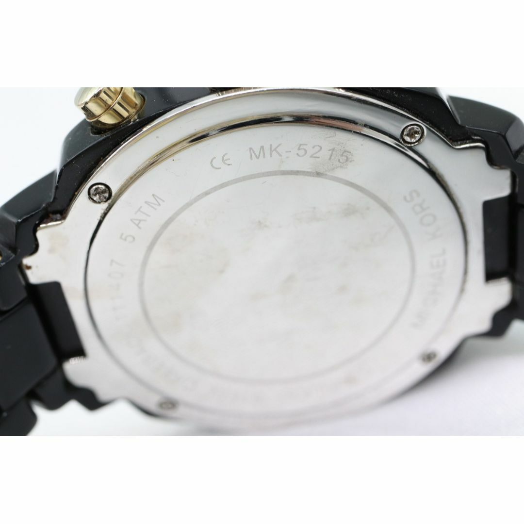 Michael Kors(マイケルコース)の【W109-44】動作品 マイケルコース クロノグラフ 腕時計 MK-5215 レディースのファッション小物(腕時計)の商品写真