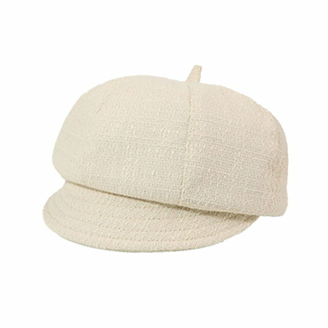 【ホワイト】【Dewlily】キャスケットベレー帽 レディースの帽子(キャスケット)の商品写真
