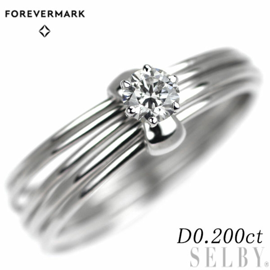 フォーエバーマーク K18WG ダイヤモンド リング 0.200ctの通販 by 株式 ...