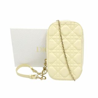 クリスチャンディオール(Christian Dior)の⭐️良品⭐️ レディディオール カナージュ フォンホルダー ラムスキン(ショルダーバッグ)