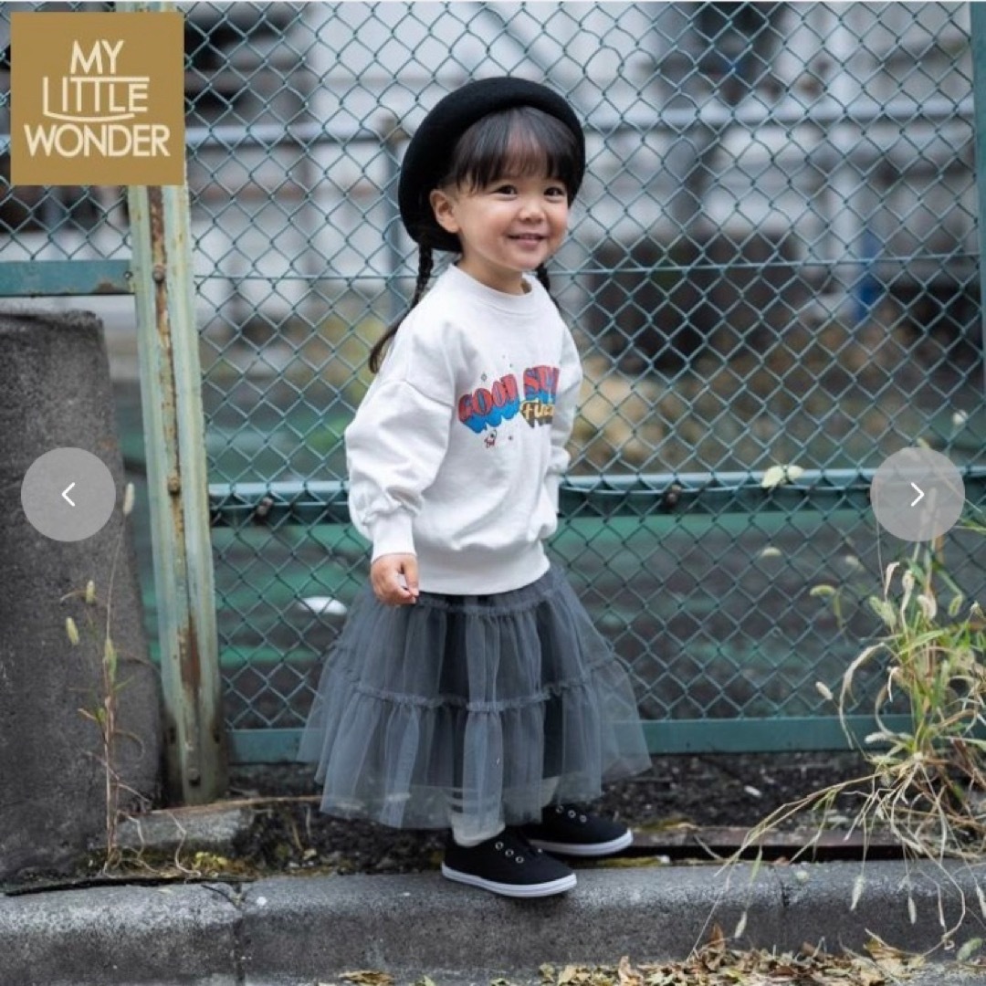 バースデイ(バースデイ)の【新品】バースデイ ＊ MYLITTLEWONDER チュールスカート 110 キッズ/ベビー/マタニティのキッズ服女の子用(90cm~)(スカート)の商品写真