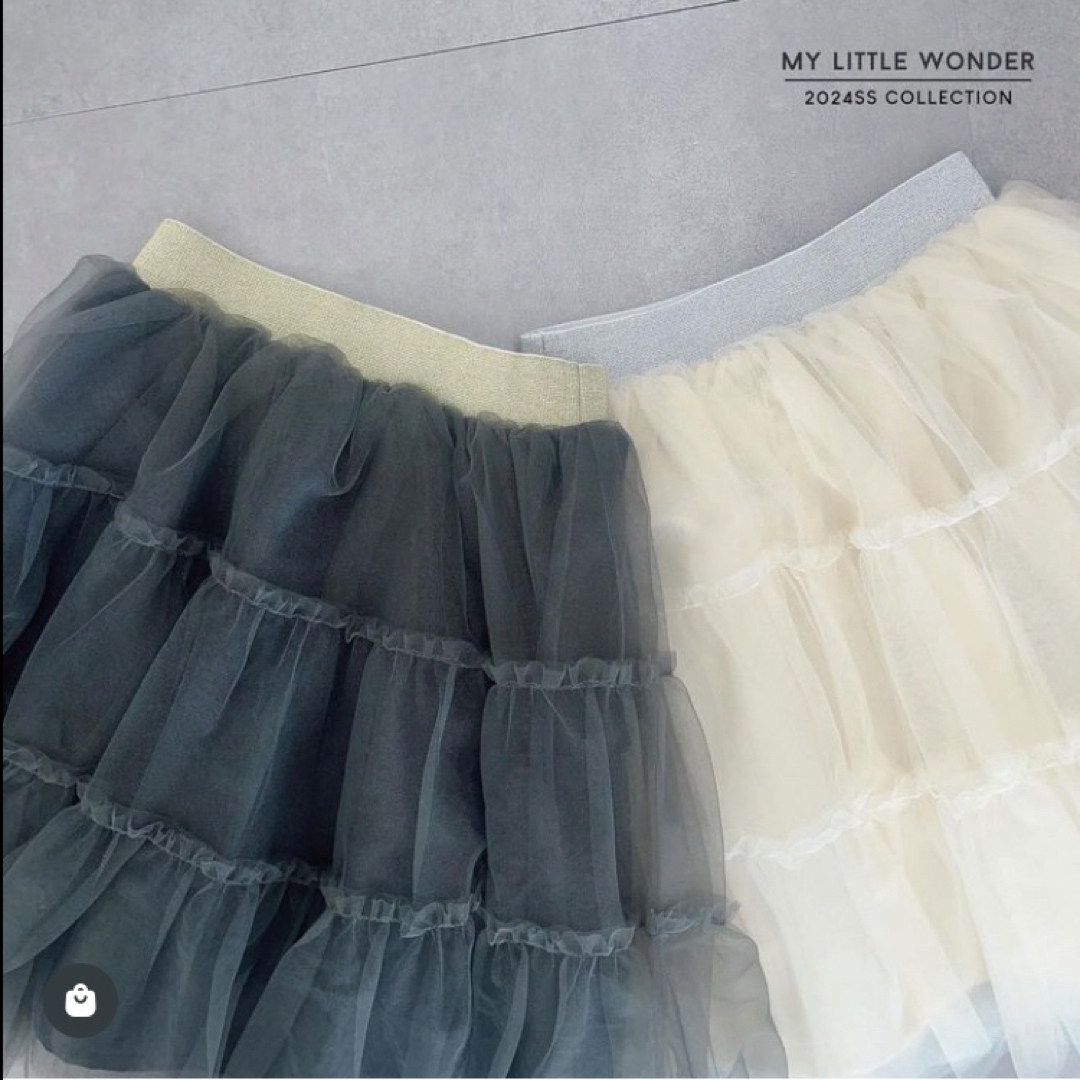 バースデイ(バースデイ)の【新品】バースデイ ＊ MYLITTLEWONDER チュールスカート 110 キッズ/ベビー/マタニティのキッズ服女の子用(90cm~)(スカート)の商品写真