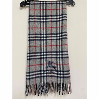 バーバリー(BURBERRY)のZ0943 Burberry バーバーリー　ウール大判ショール　ひざ掛け(マフラー/ショール)