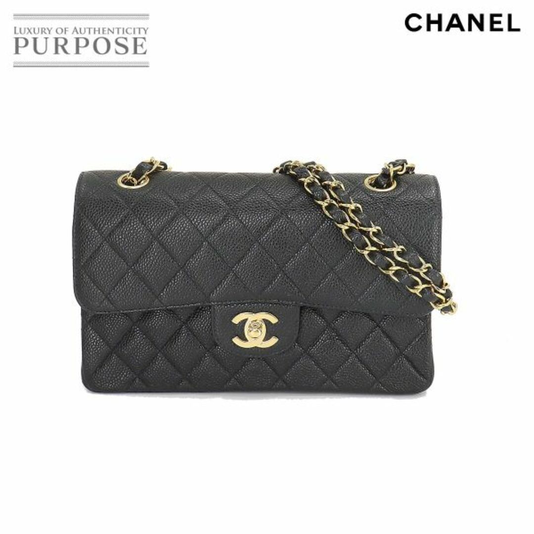 未使用 展示品 シャネル CHANEL マトラッセ 23 チェーン ショルダー バッグ キャビアスキン レザー ブラック A01113 ヴィンテージ VLP 90219088ブランドシャネル