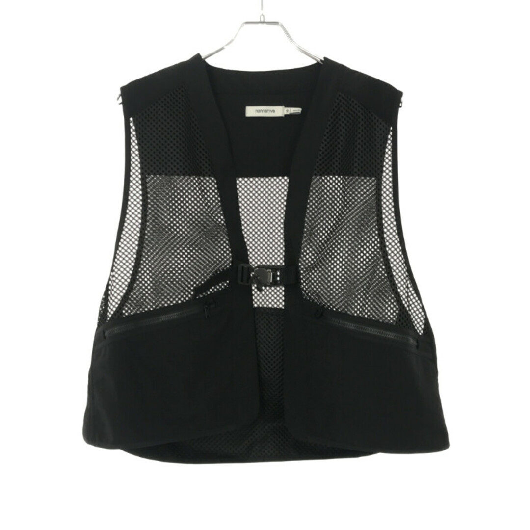 nonnative ノンネイティブ 23SS JOGGER VEST POLY MESH WITH FIDLOCK BUCKLE メッシュベスト NN-V4204 ブラック 3