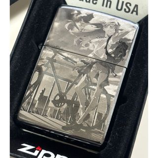 ジッポー(ZIPPO)のZippo/ライター/エヴァンゲリオン/アスカ/限定/RADIO EVA/自転車(タバコグッズ)