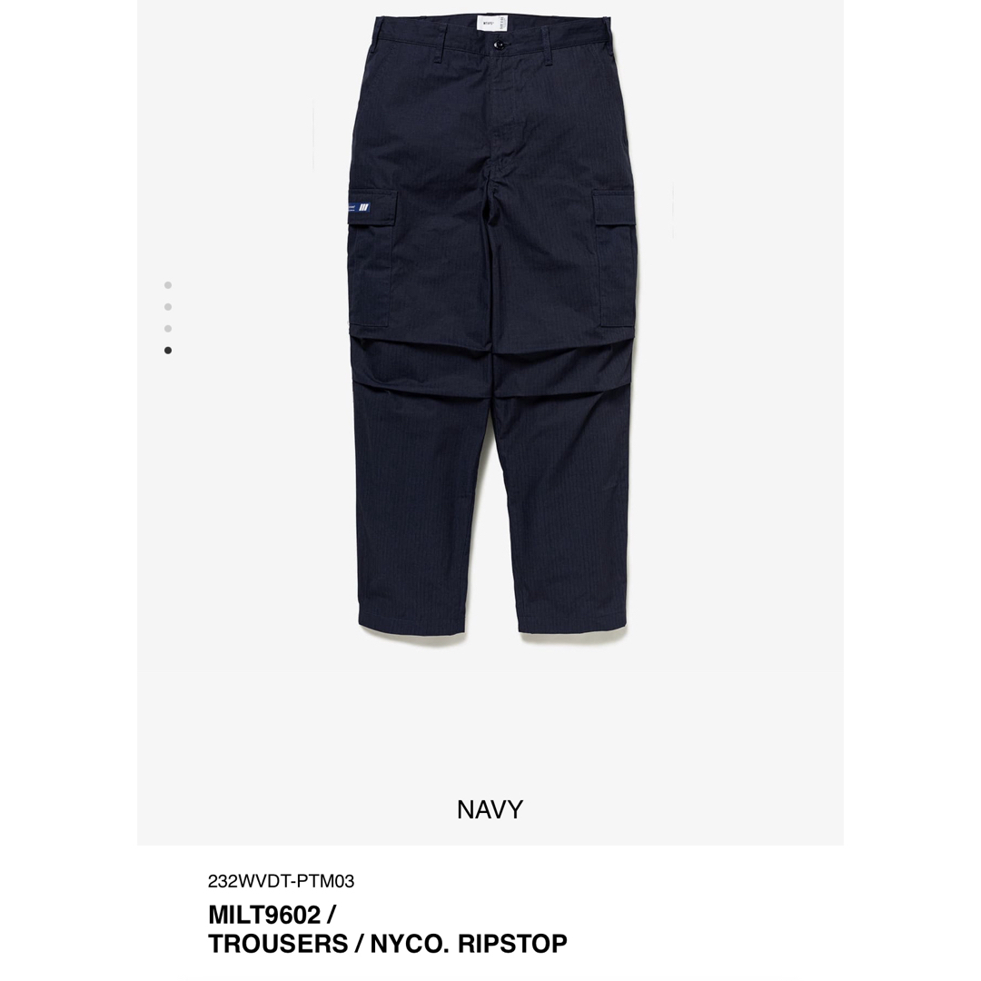 MILT9602 / TROUSERS NYCO. RIPSTOP 定価以下パンツ丈フルレングス