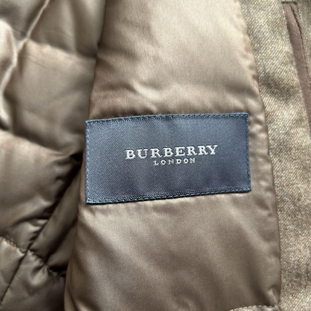 BURBERRY(バーバリー)の極美品❣️BURBERRY カシミヤ混 ノバチェック ウール ダウンジャケット メンズのジャケット/アウター(ダウンジャケット)の商品写真