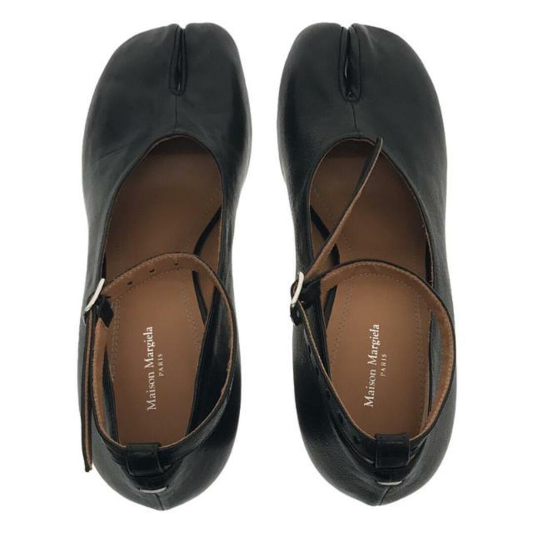 【新品】  Maison Margiela / メゾンマルジェラ | TABI PUMPS スタラップレザーパンプス | 39 | ブラック | レディース レディースの靴/シューズ(ハイヒール/パンプス)の商品写真