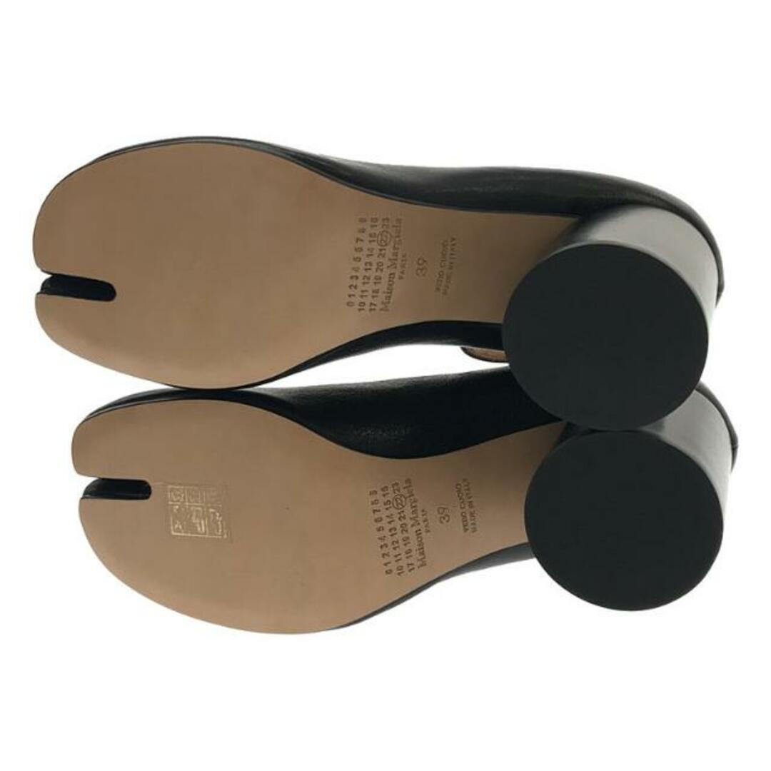【新品】  Maison Margiela / メゾンマルジェラ | TABI PUMPS スタラップレザーパンプス | 39 | ブラック | レディース レディースの靴/シューズ(ハイヒール/パンプス)の商品写真