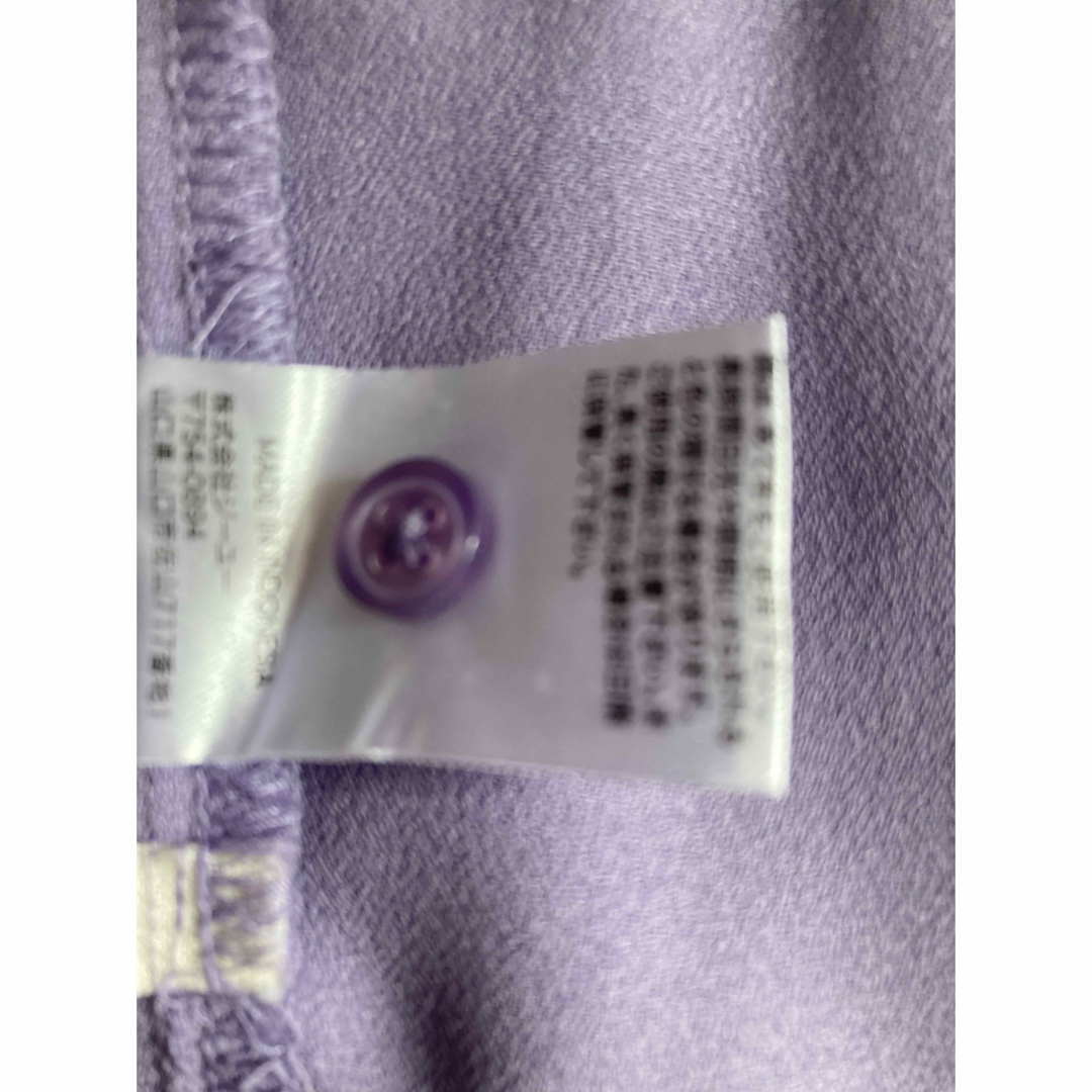 GU(ジーユー)の紫色チュニックブラウス レディースのトップス(チュニック)の商品写真