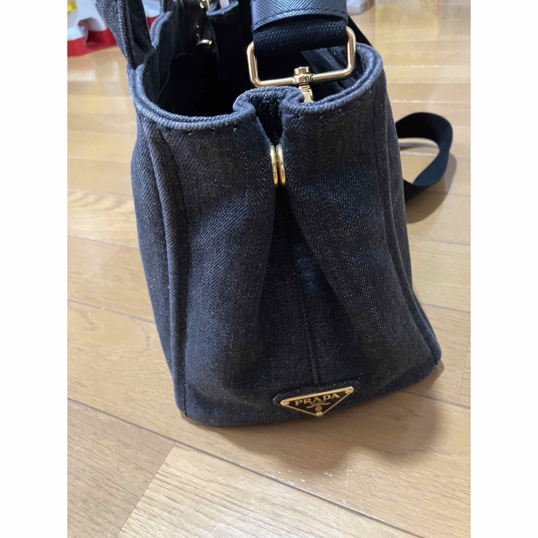 PRADA(プラダ)のPRADA（プラダ）　カナパS キャンバストート　ブラック レディースのバッグ(トートバッグ)の商品写真