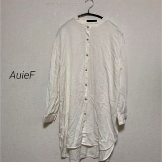 アウィーエフ(AuieF)のAuieF バンドカラー  シャツ　ロングシャツ(シャツ/ブラウス(長袖/七分))