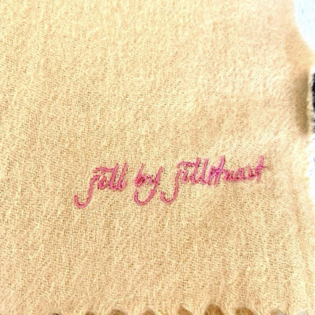 JILL by JILLSTUART(ジルバイジルスチュアート)の【オレンジ・可愛い♡】JILLbyJILLSTUART カシミヤ混ウールマフラー レディースのファッション小物(マフラー/ショール)の商品写真
