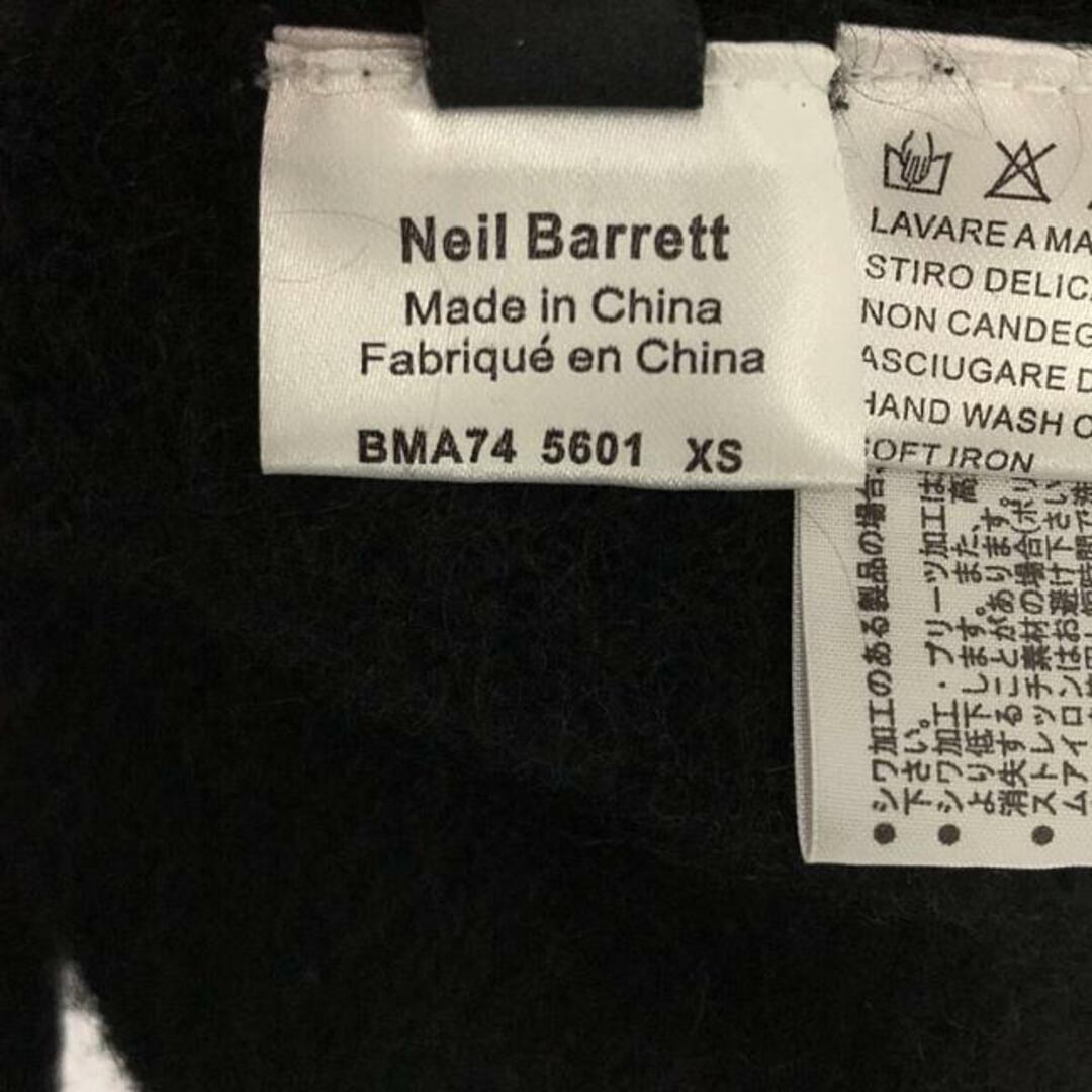 NEIL BARRETT(ニールバレット)のNeil Barrett / ニールバレット | ウール クルーネックニット | XS | ブラック | レディース レディースのトップス(ニット/セーター)の商品写真