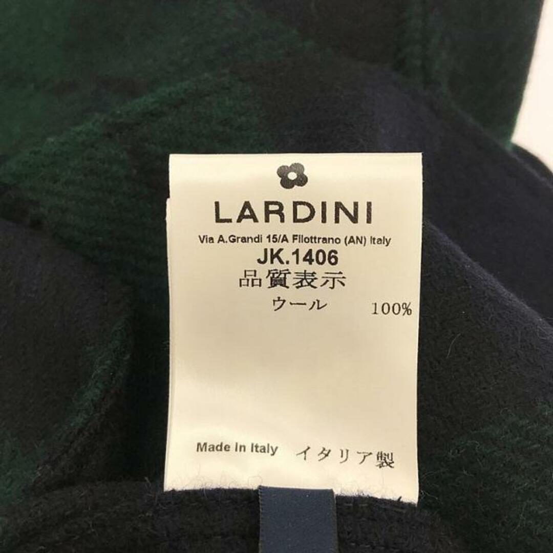 LARDINI(ラルディーニ)のLARDINI / ラルディーニ | ブートニエール タータンチェック ウール 2B テーラードジャケット | S | グリーン | メンズ メンズのジャケット/アウター(その他)の商品写真