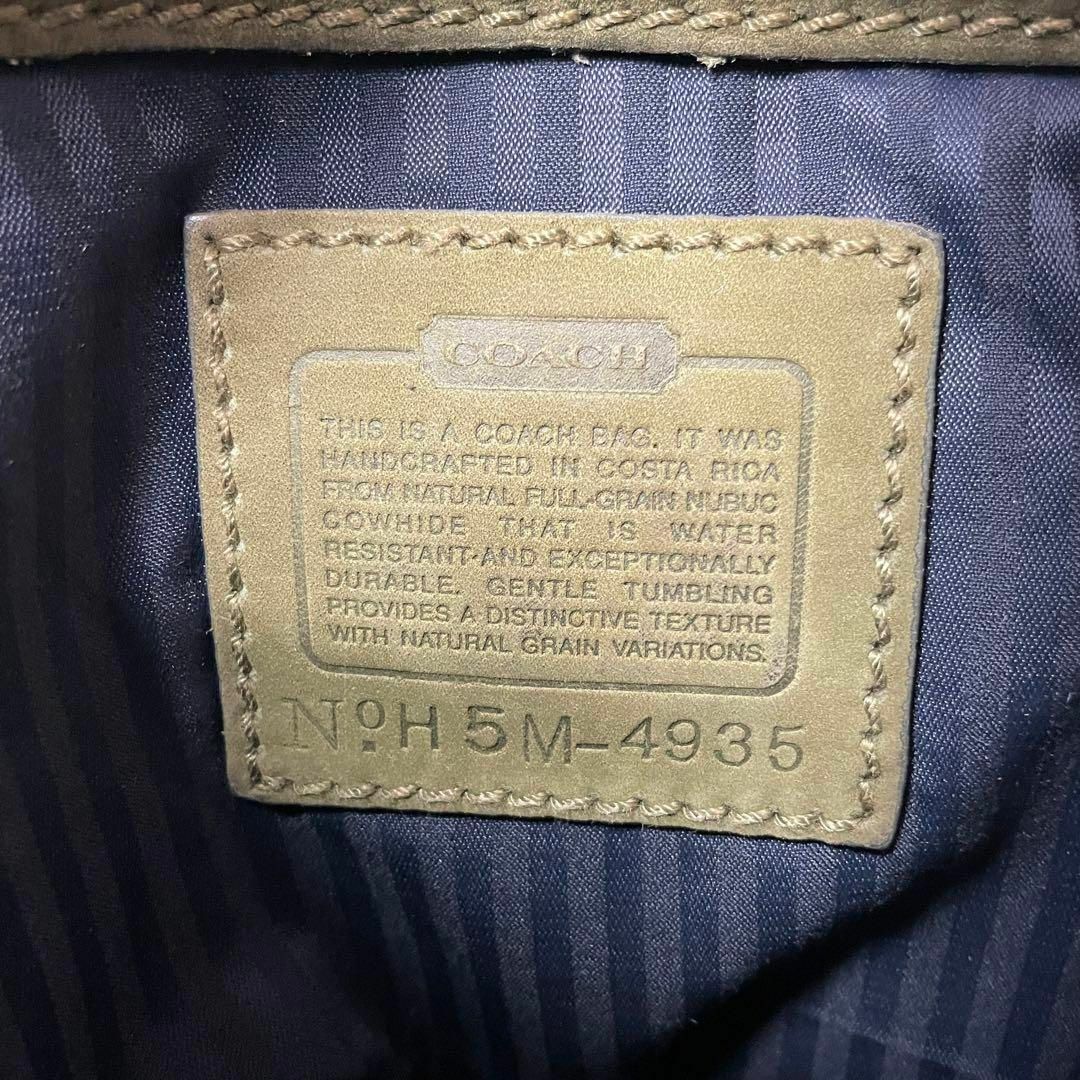 COACH(コーチ)のオールドコーチ　モスグリーン　ショルダーバッグ　レザー　4935 レディースのバッグ(ショルダーバッグ)の商品写真