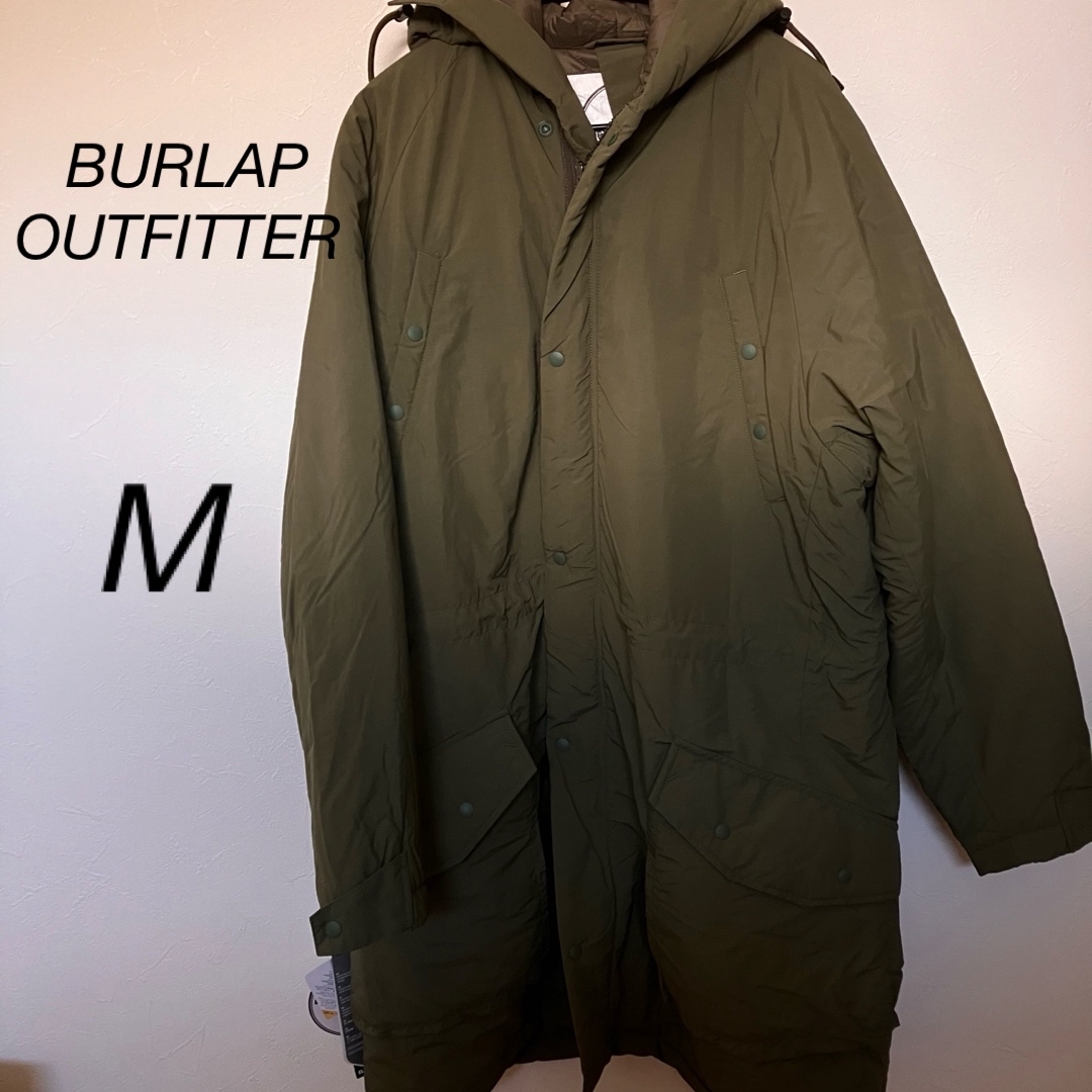 BURLAP OUTFITTER(バーラップアウトフィッター)のバーラップアウトフィッター アウター新品 コートロング パーカー オリーブ メンズのジャケット/アウター(その他)の商品写真