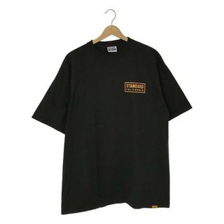 スタンダードカリフォルニア(STANDARD CALIFORNIA)の【美品】  Standard California / スタンダードカリフォルニア | 両面プリントTシャツ | XL | ブラック | メンズ(Tシャツ/カットソー(半袖/袖なし))