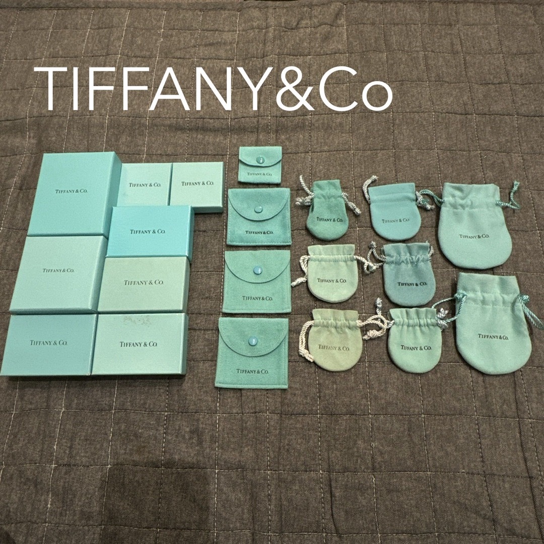 ポーチTIFFANY&Co ティファニー 箱 ジュエリーポーチ アクセサリー巾着袋