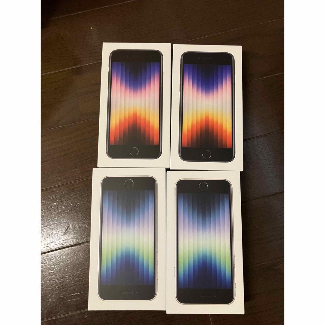 iPhoneSE 第3世代 64GB 未開封4台セットの通販 by 大助's shop｜ラクマ