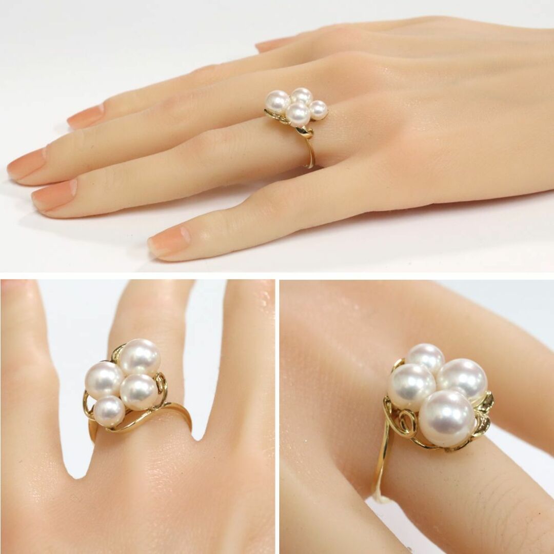 MIKIMOTO(ミキモト)のミキモト K18パールリング 5.0g #13 レディースのアクセサリー(リング(指輪))の商品写真