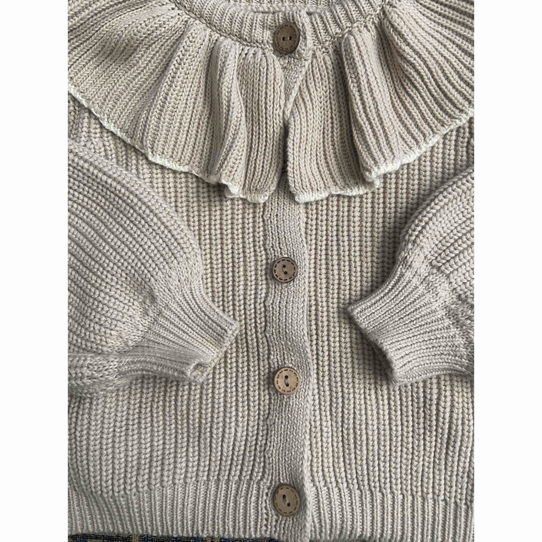 ZARA KIDS(ザラキッズ)のカーディガン　/韓国服 ベビー　70-80サイズ キッズ/ベビー/マタニティのベビー服(~85cm)(カーディガン/ボレロ)の商品写真