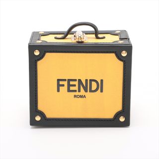 フェンディ(FENDI)のフェンディ トランク GP×革  イエロー レディース その他小物(その他)