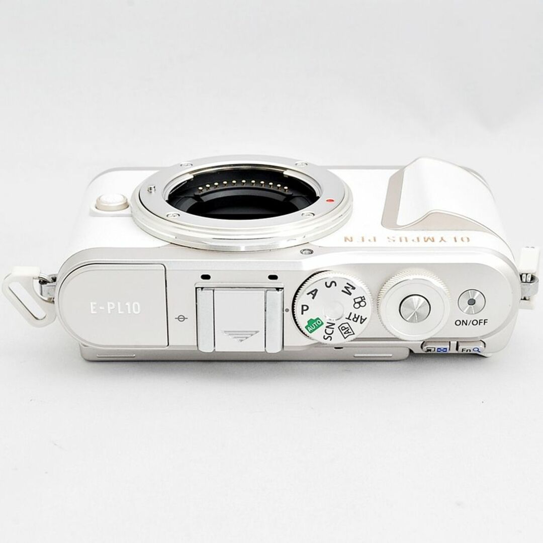 極美品★OLYMPUS PEN E-PL10 ホワイト/Wi-Fi/自撮り