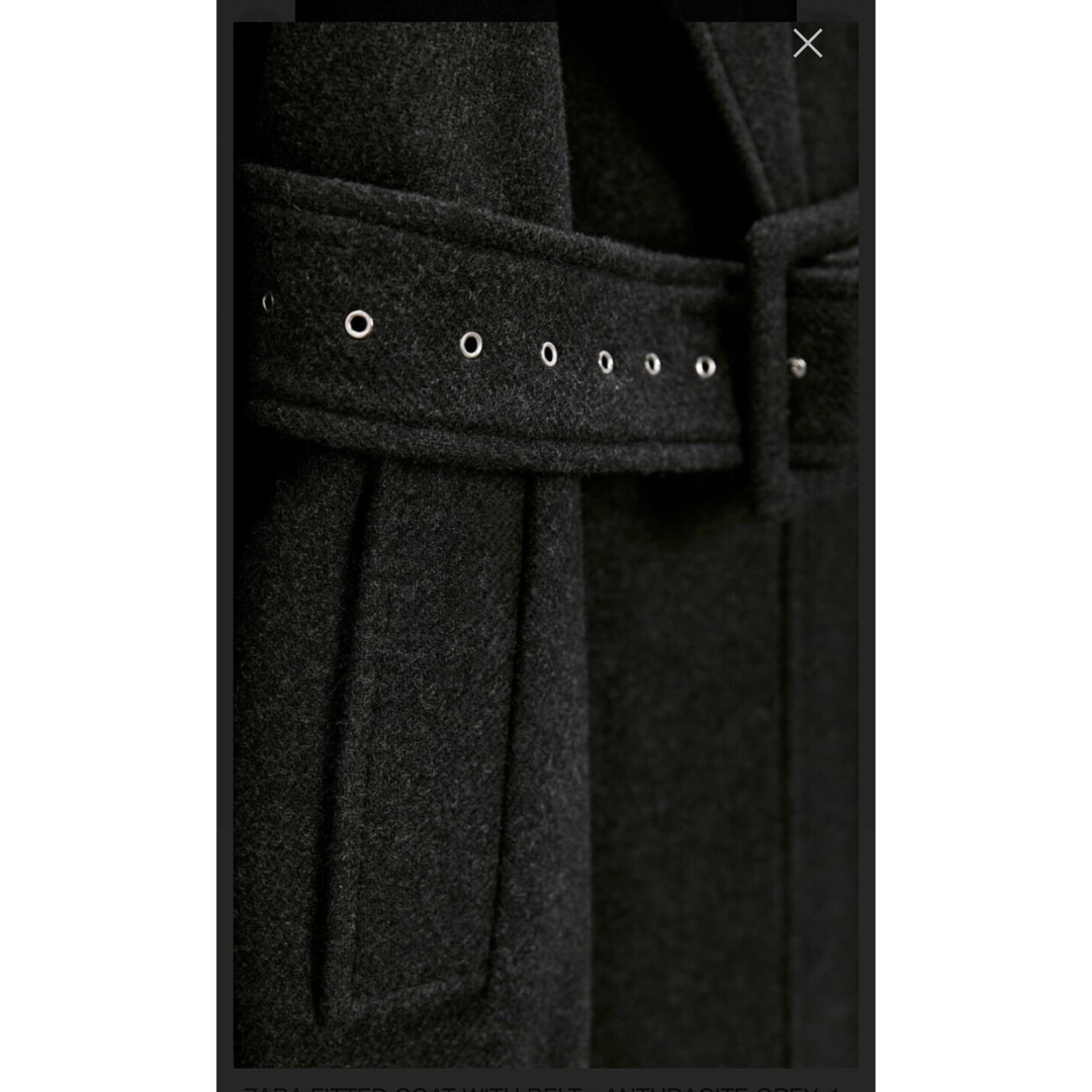 ZARA - 新品✴︎ザラ ロングプレミアムウールブレンドコートの ZARA - 新品✴︎ザラ ロングプレミアムウールブレンドコートの