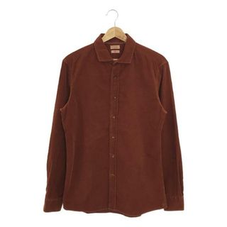 ブルネロクチネリ(BRUNELLO CUCINELLI)のBRUNELLO CUCINELLI / ブルネロクチネリ | コットン コーデュロイシャツ | M | ブラウン | メンズ(Tシャツ/カットソー(七分/長袖))