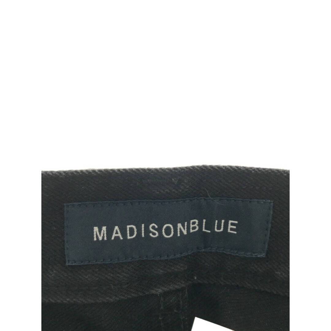 MADISONBLUE(マディソンブルー)のMADISON BLUE マディソンブルー 19SS カットオフデニムパンツ ブラック 2 MB191-3002 レディースのパンツ(デニム/ジーンズ)の商品写真