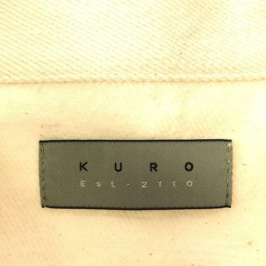 KURO(クロ)の【美品】  KURO / クロ | CHORE DENIM JACKET ONE WASH ジャケット | 1 | アイボリー | レディース レディースのジャケット/アウター(その他)の商品写真